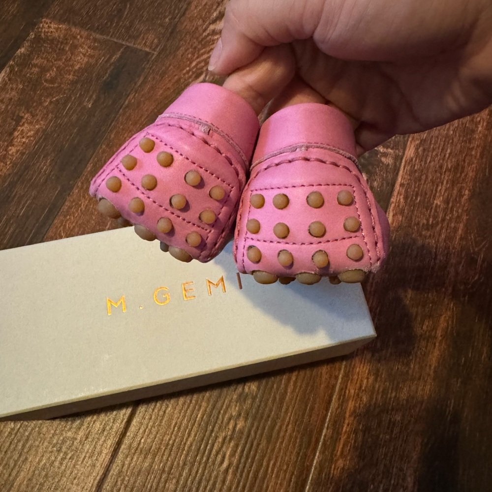 Pink M.Gemi Pastoso Leather Loafers - Picture 3 of 6